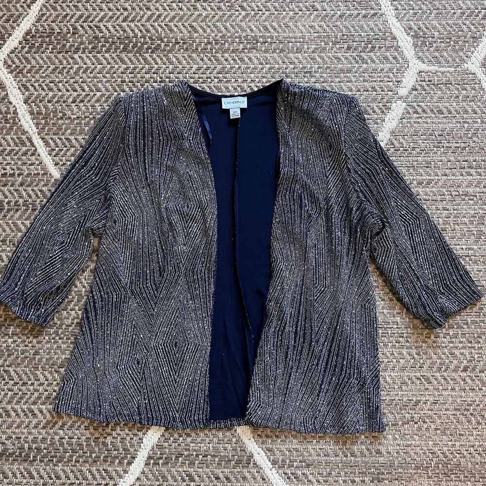 Catherines Glitter Jacket Sz 16W